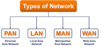 Describe and define different types of Networks 